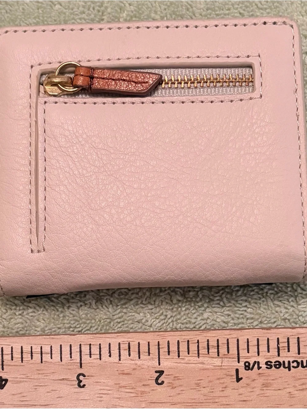Brown Studded Shoulder Bag & Fossil Wallet Bundle